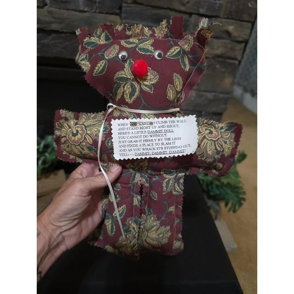 Homemade Handmade Dammit Damm It Doll Stress Reliever  Brand New